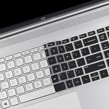 Keyboard Cover for 17.3 HP Laptop 17-by 17-bs/ca 17t-by400/by500/by300 17-by4633dx 17-by3613dx 17-by2053cl 17-by1053dx by4061nr 17-by3053cl by3065st by4623dx by4025nr by4013dx 17-ca3035cl 17-bs051od