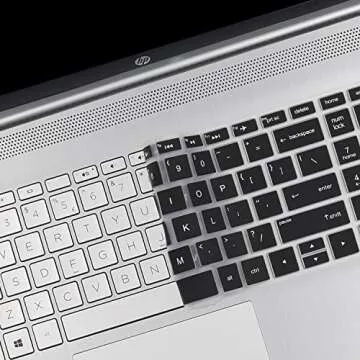 Keyboard Cover for 17.3 HP Laptop 17-by 17-bs/ca 17t-by400/by500/by300 17-by4633dx 17-by3613dx 17-by2053cl 17-by1053dx by4061nr 17-by3053cl by3065st by4623dx by4025nr by4013dx 17-ca3035cl 17-bs051od