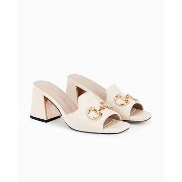 Comfortable Gihubafuil Women's Peep Toe Slide Sandals