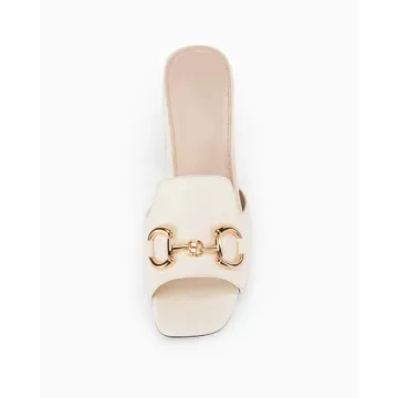 Comfortable Gihubafuil Women's Peep Toe Slide Sandals