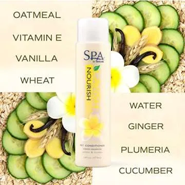 TropiClean SPA Lavish Dog Conditioner | Nourishing Conditioner For Dogs | Naturally Derived Salon Grade Ingredients | Made in the USA | 16oz