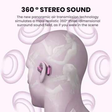 MINISO X39 Open Ear Bluetooth 5.4 Headphones - 40Hrs Battery