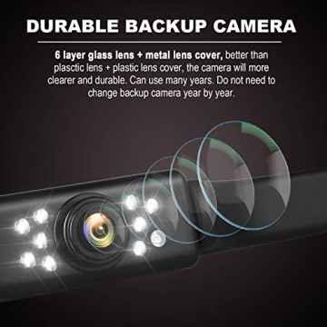 HD Night Vision Car Backup Camera - Easy Installation and Waterproof