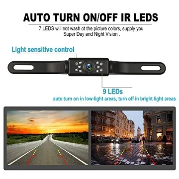 HD Night Vision Car Backup Camera - Easy Installation and Waterproof
