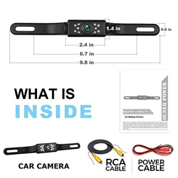 HD Night Vision Car Backup Camera - Easy Installation and Waterproof