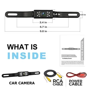 HD Night Vision Car Backup Camera - Easy Installation and Waterproof