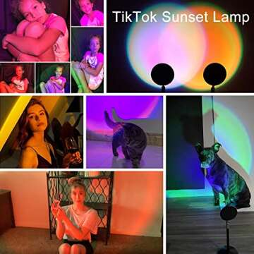 SOKHNA Sunset Lamp - 16 Colors with Remote Control