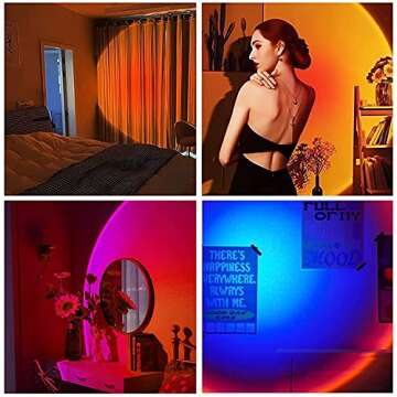 SOKHNA Sunset Lamp - 16 Colors with Remote Control