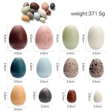 Youuys Wooden Easter Eggs Toys for Creative Learning