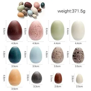 Youuys Wooden Easter Eggs Toys for Creative Learning