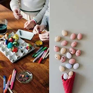 Youuys Wooden Easter Eggs Toys for Creative Learning