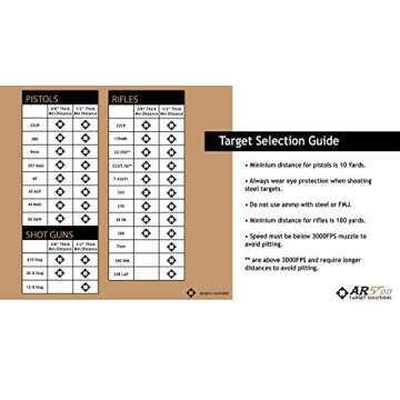 RANGETIME Targets- Two Laser Cut AR500 Steel Gong 12" X 20" X 1/2" Silhouette Shooting Targets- Rifle Target