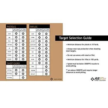 RANGETIME Targets- Two Laser Cut AR500 Steel Gong 12" X 20" X 1/2" Silhouette Shooting Targets- Rifle Target