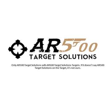 RANGETIME Targets- Two Laser Cut AR500 Steel Gong 12" X 20" X 1/2" Silhouette Shooting Targets- Rifle Target