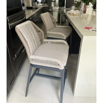 Stylish PURPLE LEAF Counter Height Bar Stools Set for All