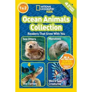 Ocean Animals Collection (National Geographic Kids Readers, Levels 1 & 2): Readers That Grow With Yo...