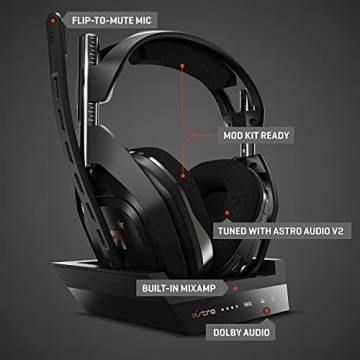 ASTRO A50 Wireless Gaming Headset with Dolby Atmos
