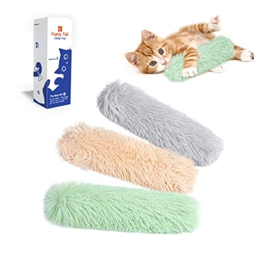 Potaroma Cat Toys Cat Pillows, 3 Pack Crinkle Catnip Kicker Toys