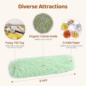 Potaroma 3 Pack Catnip Cat Toys for Playful Kittens