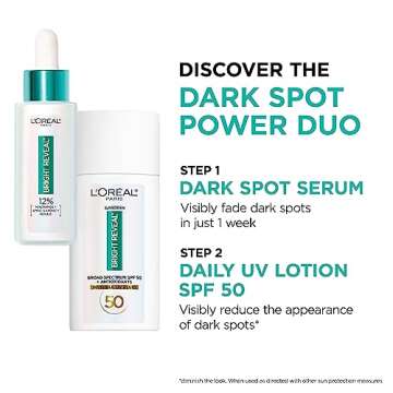 L'Oreal Niacinamide Dark Spot Duo and SPF 50 Lotion
