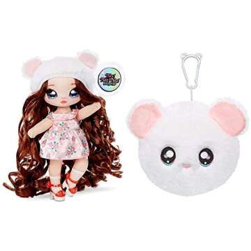 MGA Entertainment Na! Na! Na! Surprise 2-in-1 Fashion Doll & Pom Purse Series 2, Multicolor