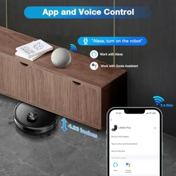 Tikom L9000 Plus Robot Vacuum Self-Emptying LiDAR Navigation