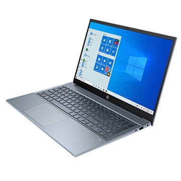 HP High Performance Pavilion 15 15.6" FHD Touchscreen Laptop, 11th Gen Core i7-1165G7, WiFi-6, Backlit Keyboard, USB-C, HDMI, Iris Xe Graphics, 16GB RAM, 512GB PCIe SSD, Win 10, Fog Blue