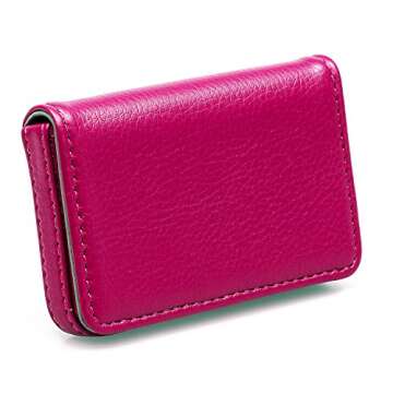 RFID Blocking Wallet - Stylish Leather Card Holder - Rose