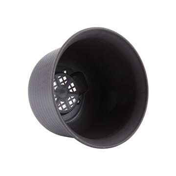 Durable T4U Plastic Planter Pots Set for Indoor Gardening