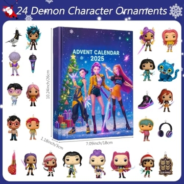 Kpop Demon Advent Calendar 2025 with 24 Gifts