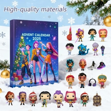 Kpop Demon Advent Calendar 2025 with 24 Gifts