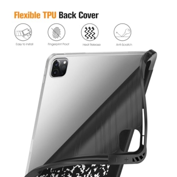 Fintie Case for iPad Pro 12.9-inch 2022 with Pencil Holder