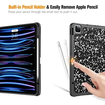 Fintie Case for iPad Pro 12.9-inch 2022 with Pencil Holder