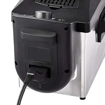 Amazon Basics 3L Electric Deep Fryer Adjustable Stainless Steel