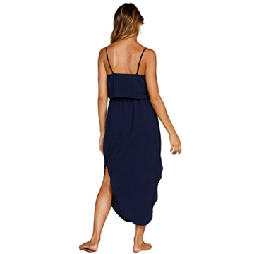 NERLEROLIAN Women's Summer Midi Dress Adjustable Straps