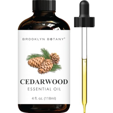 Brooklyn Botany Cedarwood Essential Oil - 100% Pure Natural - Premium 4 Fl Oz with Dropper