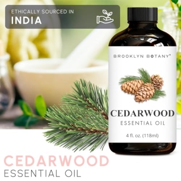 Brooklyn Botany Cedarwood Oil - Pure 4 Fl Oz Essential Oil