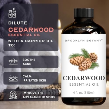 Brooklyn Botany Cedarwood Oil - Pure 4 Fl Oz Essential Oil