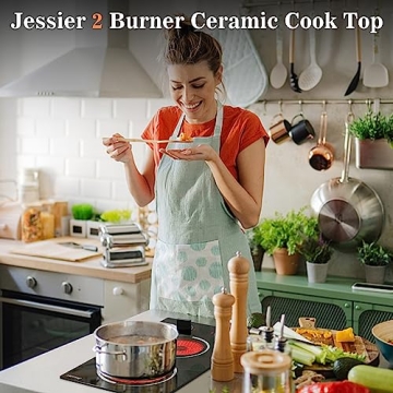 Portable 2 Burner Electric Cooktop 12 Inch | Jessier
