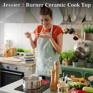Portable 2 Burner Electric Cooktop 12 Inch | Jessier