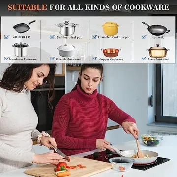 Portable 2 Burner Electric Cooktop 12 Inch | Jessier