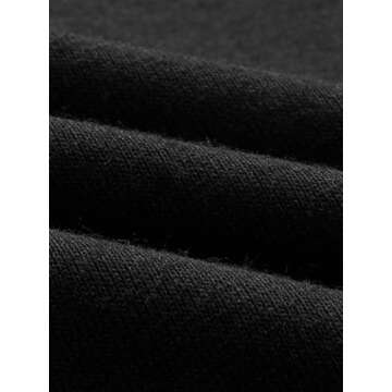 Floerns Black Casual Short Sleeve T-Shirt for Women