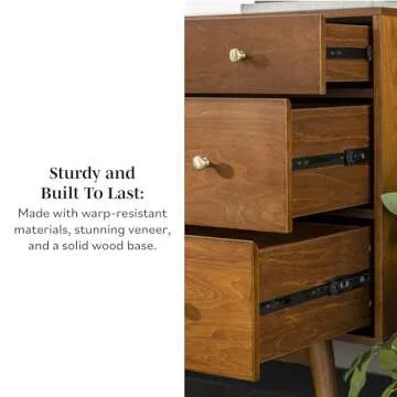 Walker Edison 70-Inch Mid-Century Buffet for Any Home