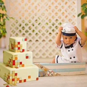 Mity rain Square Cookie Cutter - Geometric Multicutter-Square Cake Fondant Cutter - 3 Size,Square Biscuit Cutters,Novel Creative Cake Decorating