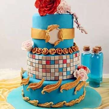 Mity rain Square Cookie Cutter - Geometric Multicutter-Square Cake Fondant Cutter - 3 Size,Square Biscuit Cutters,Novel Creative Cake Decorating