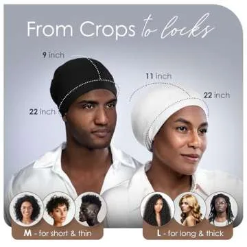 CAPLORD Silk Satin Bonnet Hair Cover Sleep Cap for Sleeping Beanie Hat Adjustable Stay On Headwear Lined Natural Nurse Cap for Black Women Curly Hair Overnight Protection Recommended