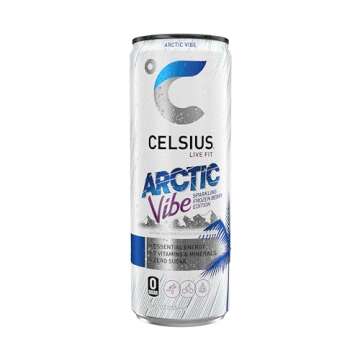 CELSIUS Arctic Vibe Frozen Berry Energy Drink - Pack of 12