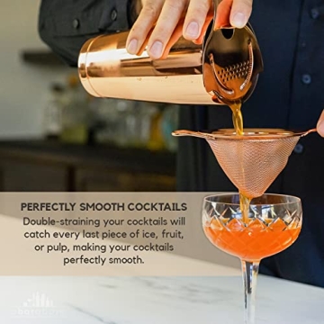 A Bar Above Copper Cocktail Strainer for Perfect Drinks
