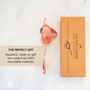 A Bar Above Copper Cocktail Strainer for Perfect Drinks