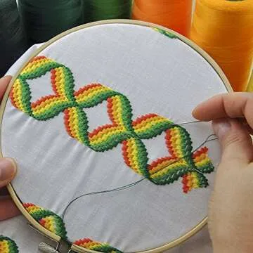 Pllieay 12 Bamboo Embroidery Hoops for Crafts